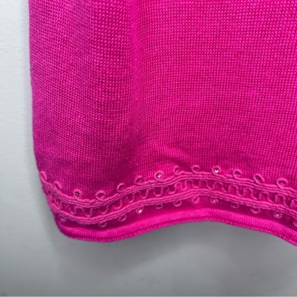 Tommy Bahama Pink Linen Sleeveless Blouse Size Small - Picture 5 of 9